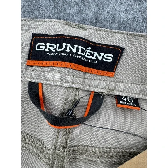 Grundens Foundry Pants Mens 40 Winter Twig Fishing Water Resistant Stretch DWR